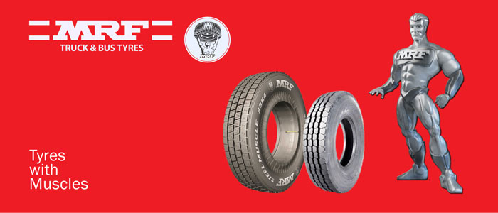 MRF Tyres muscle man